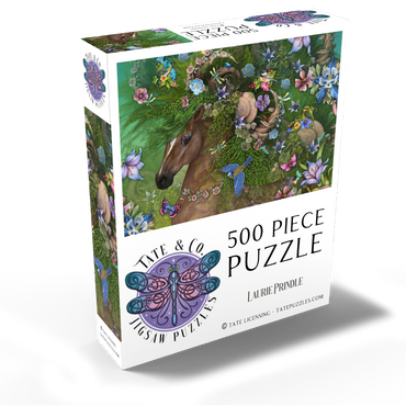 Forest Spirit: Summer Horse Laurie Prindle 500 Jigsaw Puzzle box view2