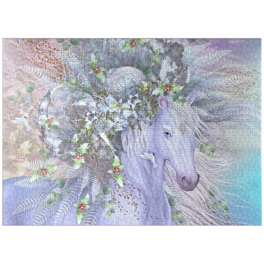 puzzleplate Forest Spirit: Winter Horse Laurie Prindle 1000 Jigsaw Puzzle