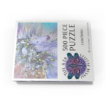 Forest Spirit: Winter Horse Laurie Prindle 500 Jigsaw Puzzle box view3