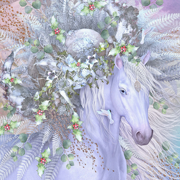 Forest Spirit: Winter Horse Laurie Prindle 500 Jigsaw Puzzle 3D Modell