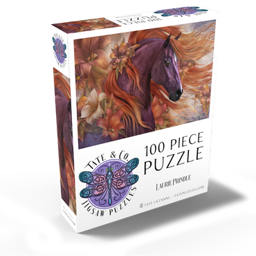 Autumn Fire II Horse Laurie Prindle 100 Jigsaw Puzzle box view2
