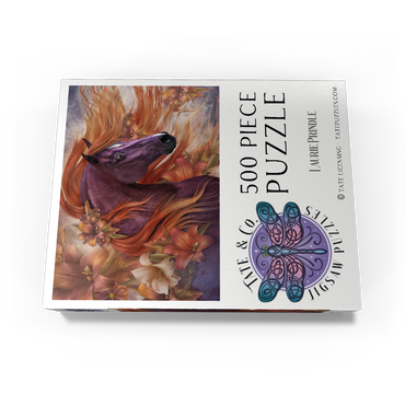 Autumn Fire II Horse Laurie Prindle 500 Jigsaw Puzzle box view3