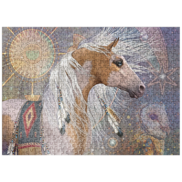 puzzleplate Summer Solstice Horse Laurie Prindle 500 Jigsaw Puzzle