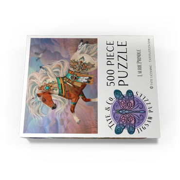 Redrock Mystic Horse Laurie Prindle 500 Jigsaw Puzzle box view3