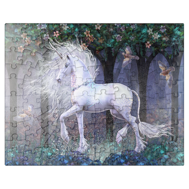 puzzleplate Sacred Grove Unicorn Laurie Prindle 100 Jigsaw Puzzle