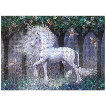 puzzleplate Sacred Grove Unicorn Laurie Prindle 500 Jigsaw Puzzle
