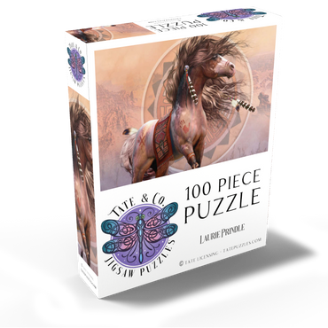 Spirit Warrior Native American Horse Laurie Prindle 100 Jigsaw Puzzle box view2