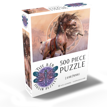 Spirit Warrior Native American Horse Laurie Prindle 500 Jigsaw Puzzle box view2