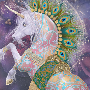 Soraya Unicorn Laurie Prindle 1000 Jigsaw Puzzle 3D Modell