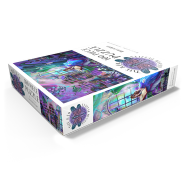 Magic Study Violet Edition - Rose Cat Khan 100 Jigsaw Puzzle box view1