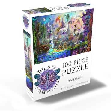 Magical Mythology - Rose Cat Khan 100 Jigsaw Puzzle box view2