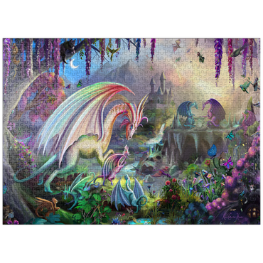 puzzleplate Dragon Valley - Rose Cat Khan 1000 Jigsaw Puzzle