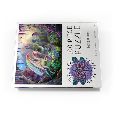 Dragon Valley - Rose Cat Khan 100 Jigsaw Puzzle box view3