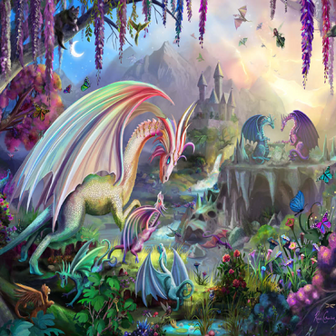 Dragon Valley - Rose Cat Khan 100 Jigsaw Puzzle 3D Modell