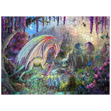 puzzleplate Dragon Valley - Rose Cat Khan 500 Jigsaw Puzzle