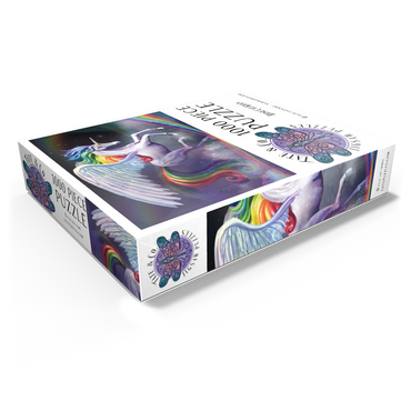 Rainbow Dancer Unicorn - Rose Cat Khan 1000 Jigsaw Puzzle box view1