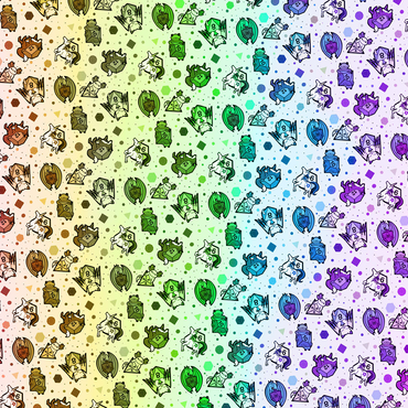 Dice Critters Challenge - Rose Cat Khan 500 Jigsaw Puzzle 3D Modell