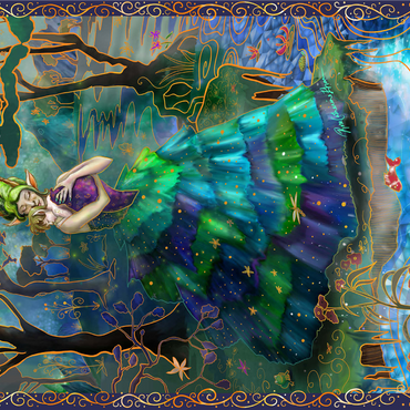 Forest Mother - Rose Cat Khan 1000 Jigsaw Puzzle 3D Modell