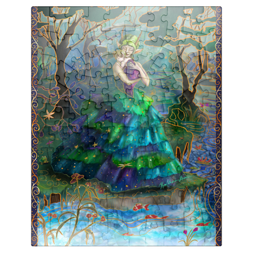 puzzleplate Forest Mother - Rose Cat Khan 100 Jigsaw Puzzle