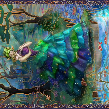 Forest Mother - Rose Cat Khan 100 Jigsaw Puzzle 3D Modell