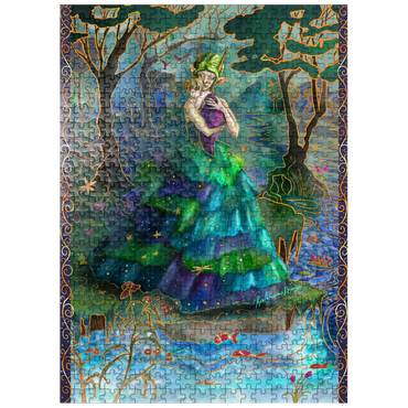 puzzleplate Forest Mother - Rose Cat Khan 500 Jigsaw Puzzle