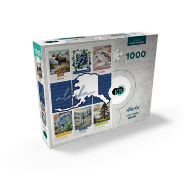 Alaska: State Symbols Poster 1000 Jigsaw Puzzle box view2