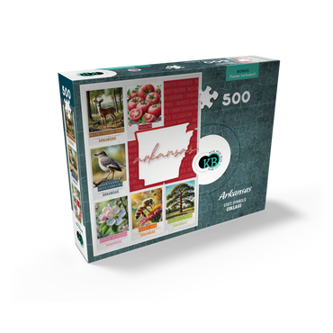 Arkansas: State Symbols Poster 500 Jigsaw Puzzle box view2