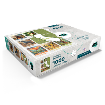 California: State Symbols Poster 1000 Jigsaw Puzzle box view1
