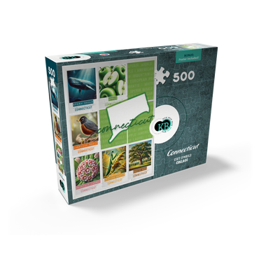 Connecticut: State Symbols Poster 500 Jigsaw Puzzle box view2