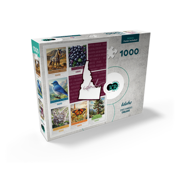 Idaho: State Symbols Poster 1000 Jigsaw Puzzle box view2