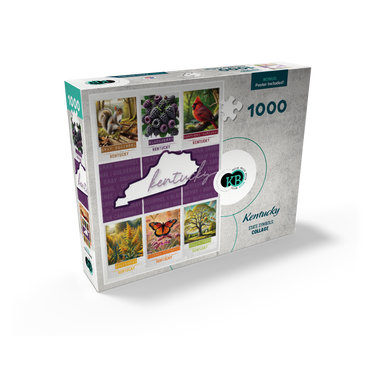 Kentucky: State Symbols Poster 1000 Jigsaw Puzzle box view2