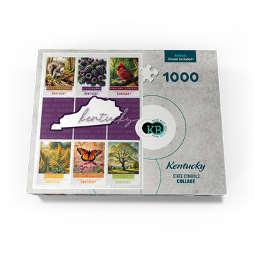 Kentucky: State Symbols Poster 1000 Jigsaw Puzzle box view3