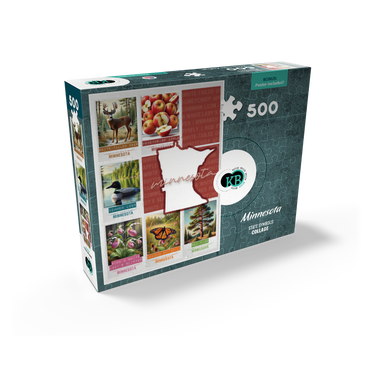 Minnesota: State Symbols Poster 500 Jigsaw Puzzle box view2
