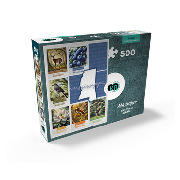 Mississippi: State Symbols Poster 500 Jigsaw Puzzle box view2