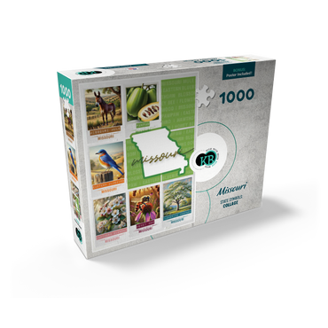 Missouri: State Symbols Poster 1000 Jigsaw Puzzle box view2