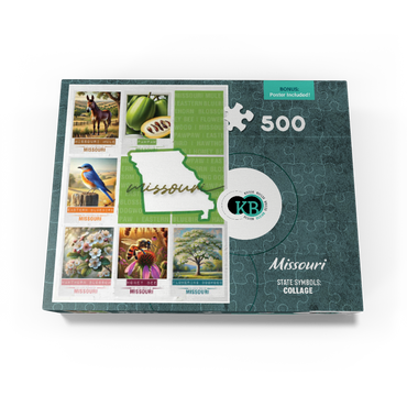 Missouri: State Symbols Poster 500 Jigsaw Puzzle box view3