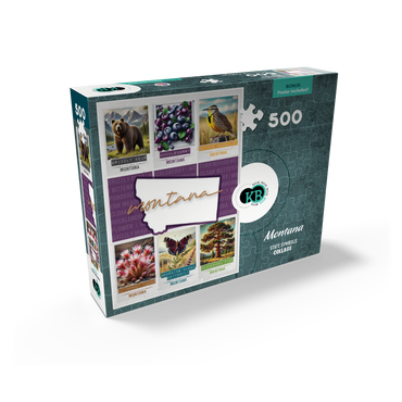 Montana: State Symbols Poster 500 Jigsaw Puzzle box view2