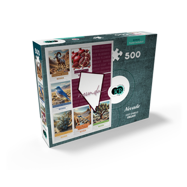 Nevada: State Symbols Poster 500 Jigsaw Puzzle box view2