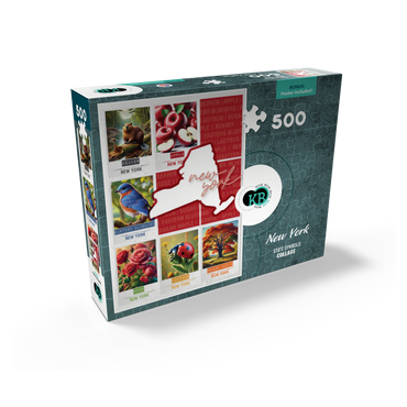 New York: State Symbols Poster 500 Jigsaw Puzzle box view2