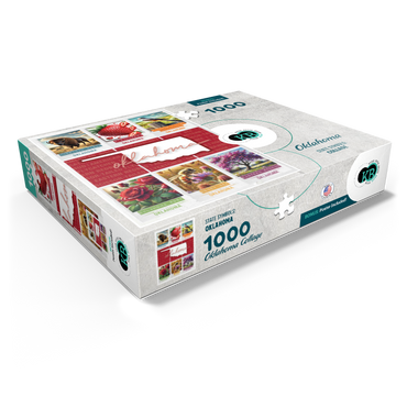Oklahoma: State Symbols Poster 1000 Jigsaw Puzzle box view1