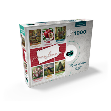 Pennsylvania: State Symbols Poster 1000 Jigsaw Puzzle box view2