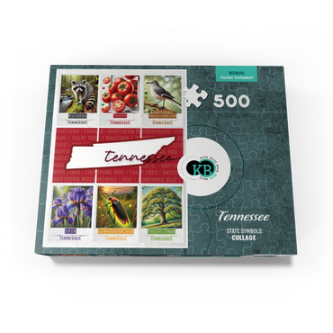 Tennessee: State Symbols Poster 500 Jigsaw Puzzle box view3