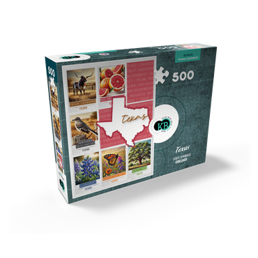 Texas: State Symbols Poster 500 Jigsaw Puzzle box view2