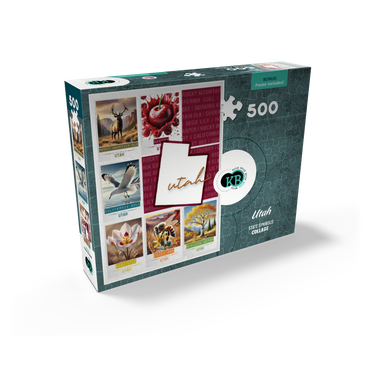 Utah: State Symbols Poster 500 Jigsaw Puzzle box view2