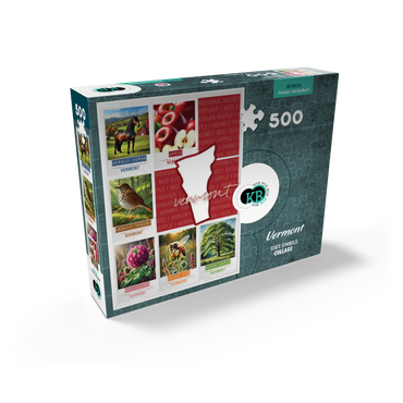 Vermont: State Symbols Poster 500 Jigsaw Puzzle box view2
