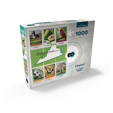 Virginia: State Symbols Poster 1000 Jigsaw Puzzle box view2