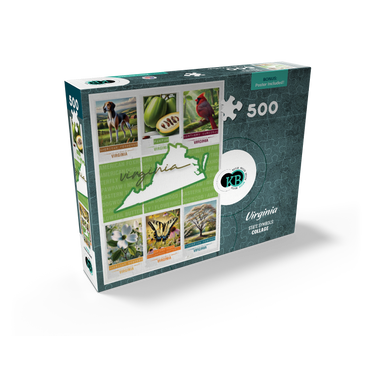 Virginia: State Symbols Poster 500 Jigsaw Puzzle box view2