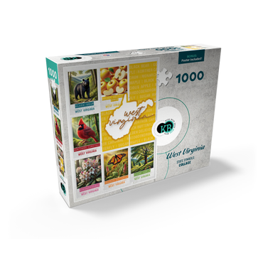 West Virginia: State Symbols Poster 1000 Jigsaw Puzzle box view2