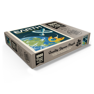 Earth: No Place Like Home, Vintage Poster 1000 Jigsaw Puzzle box view1