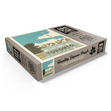 Canada: Toronto, Vintage Poster 100 Jigsaw Puzzle box view1